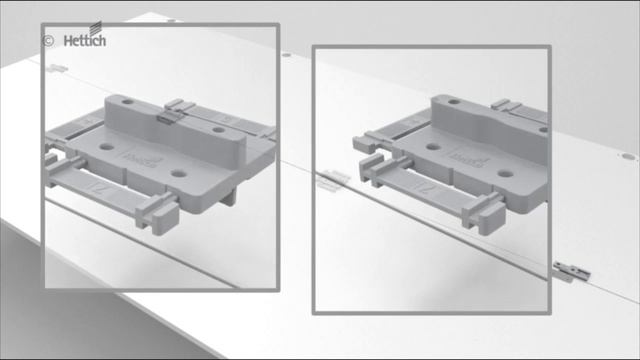 Подготовка дверей при установке HETTICH WingLine L смотреть онлайн