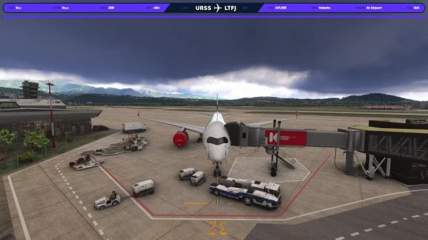 MSFS 2024, GSX, A350 iniBuilds, AFL005, Vatsim, Soshi(URSS) - Instanbul(LTFJ)