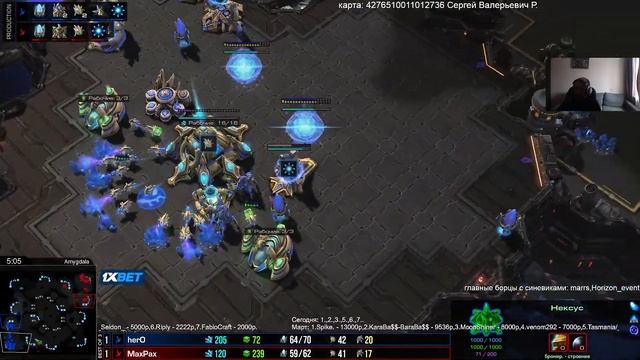 Турнир по StarCraft II: Legacy of the Void (LotV) Rex March Madness - группа A (19.03 смотреть онлайн