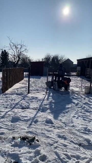 Мини погрузчик #winterfashion смотреть онлайн