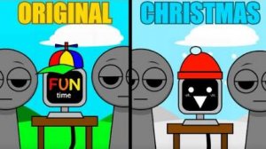 OG VS Версия на Рождество в Incredibox Sprunki