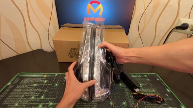 ДХО для Nissan Teana III 2014-2019 с бегущими поворотниками смотреть онлайн