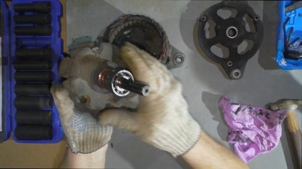 Как разобрать генератор Портер Н1 #generator #发电机