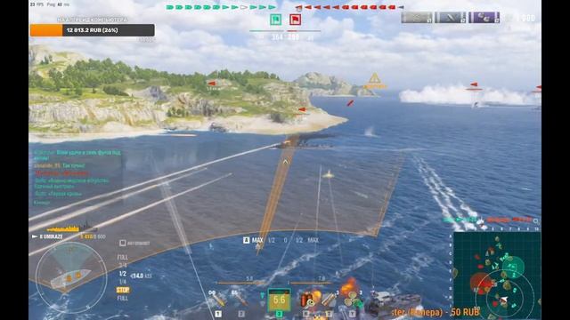 World of warships Все еще качаем аккаунт без доната!!! смотреть онлайн