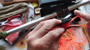 Как намотать леску на триммер Greenwoeks на 24v