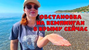 Кемпинги у села Морское в Крыму