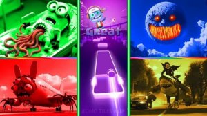 НЕБО, ЗАРАЖЕННОЕ ПИНКАМИ 🆚 РАДУЖНЫЙ БОМБИНИ ГУЗИНИ 🆚 ПАРАЗИТ-МИНЬОН  Вращающееся колесо - Прыгай