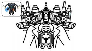 КАК НАРИСОВАТЬ НОВЫЙ ТИТАН КАМЕРАМЕН C АСТРО УЛУЧШЕНИ?