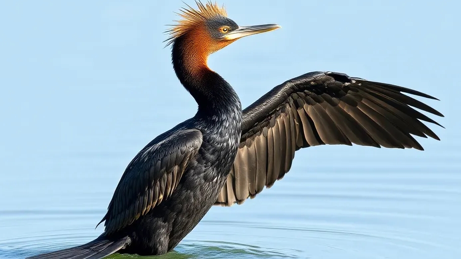 Баклан Хохлатый баклан Птицы Редкие птицы Баклан флоридский смотреть онлайн