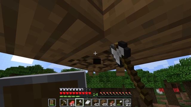 ИГРАЮ В МАЙНКРАФТ ЧАСТЬ 2 ПОСТРОЙКА ДОМА