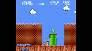 Super Mario Bros 1 - скоростное прохождение за 4:41 by AISSON [1080p]