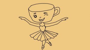 Ballerina cappuccino. Рисую балерину капучино