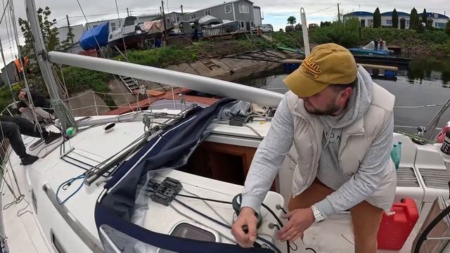 СПУСК ЯХТ. ПЕРВЫЙ ВЫХОД В МОРЕ. ПАРУСА