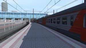 Движение электричек на вокзале Москва-Ростовская | Train