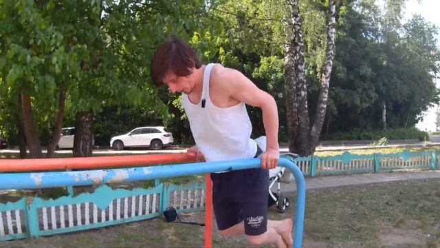 100 Отжиманий на Брусьях за один подход. Вызов себе