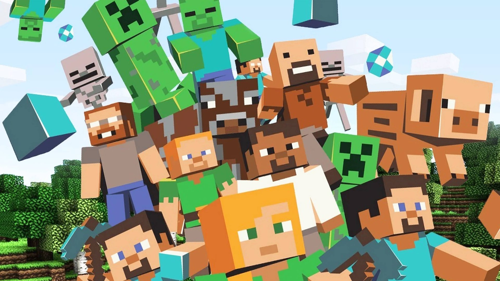 Геймплей в Майнкрафте в честь 100 подписчиков смотреть онлайн