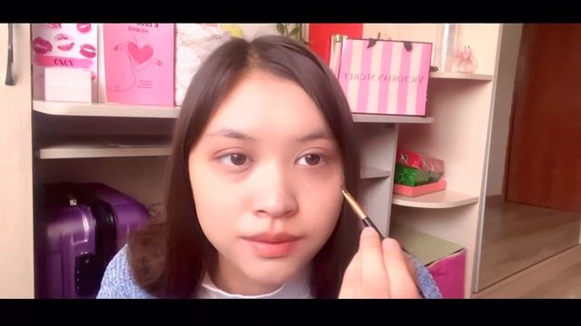 Лёгкий макияж в школу | в универ | в колледж🤍 Мой повсе