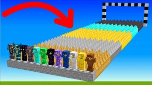 Какая Супер Броня сможет выдержать Удары Шипов? Майнкрафт эксперименты