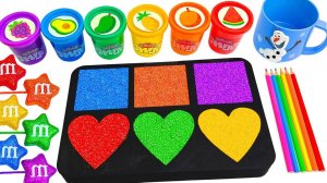 Мультики про разноцветные сердечки из слаймов для малышей. Яркие Мультики для детей.