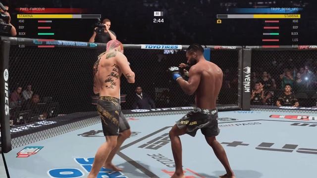 EA SPORTS UFC 5 жесткий конец с вертушки!