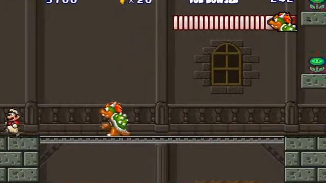 Прохождение Mario forever 40 Lifes for Bowser смотреть онлайн