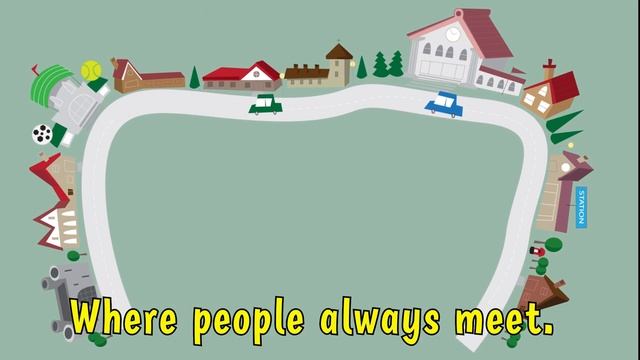 The map. Animated Song Video. Super Minds 3. Unit 4-5. (grammar - there is/ there are-prepositions) смотреть онлайн