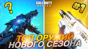 САМОЕ СИЛЬНОЕ ОРУЖИЕ НОВОГО СЕЗОНА В CALL OF DUTY MOBILE I ТОП 5 ОРУЖИЙ ДЛЯ РЕЙТИНГА В CODMOBILE
