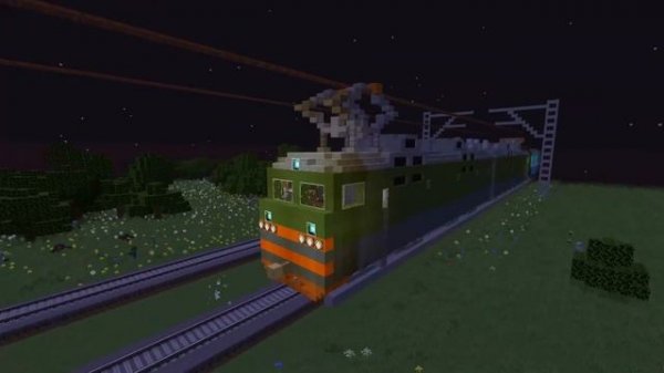 ВЛ80 в маинкрафте | Create mod