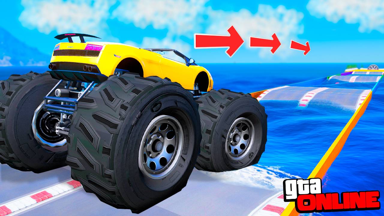СМОЖЕТ ЛИ ГИГАНТСКАЯ ЛАМБА ПРОЕХАТЬ ГЛУБОКУЮ ЯМУ С ВОДОЙ В ГТА 5 ? ЭКСПЕРИМЕНТЫ В GTA 5