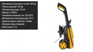 Мойка высокого давления Huter W165-QL
