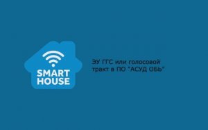 SmartHouse. Элементы управления. ГГС или голосовой тракт