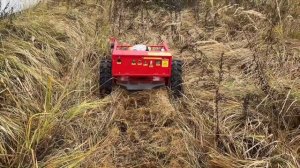 Газонокосилка с дистанционным управлением #mower #робот