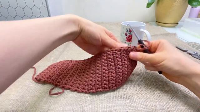 Мастер - класс. Вязаный чехол для кружки.