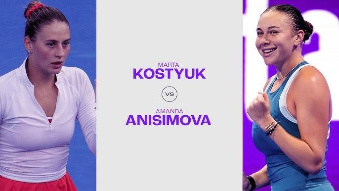13.02.2025. Марта Костюк - Аманда Анисимова. WTA Doha. Marta Kostyuk - Amanda Anisimova смотреть онлайн