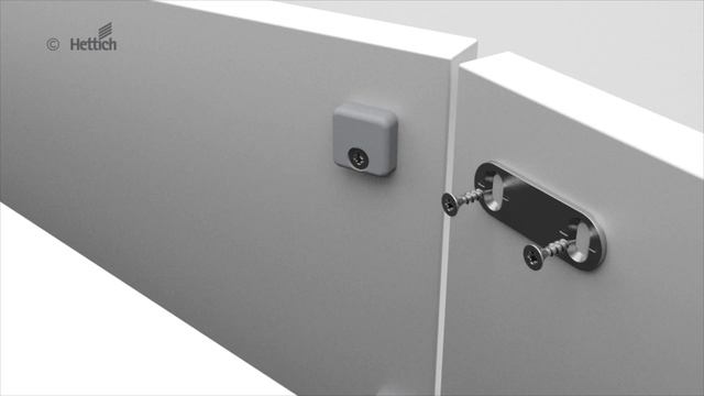 Монтаж магнитного фиксатора для HETTICH WingLine L смотреть онлайн