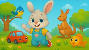 Кто как передвигается?  Мультфильм по методике Монтессори | Учим движения вместе с Тошкой!