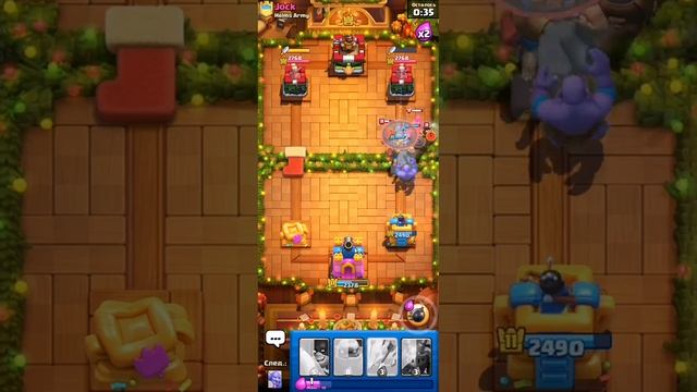 Мощная колода с големом #clashroyale #клеш #клешрояль смотреть онлайн