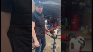 Как завести мотобур без ошибок / бензобур ECO GD-53. Прокат