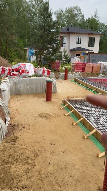 Бетонируем фундамент УШП