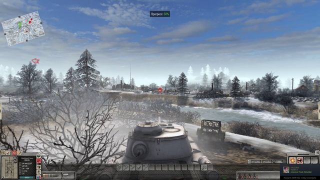 Men Of War Assault Squad 2 Советский Союз Тарнополь на Танке КВ-85 Героическая Сложность [Full HD]