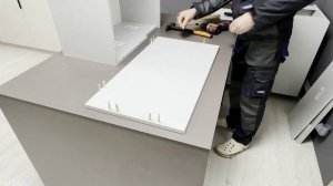 сборка навесного углового модуля