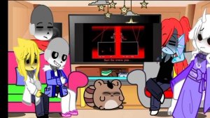 Реакция андертейл на песню "сделка со смертью"