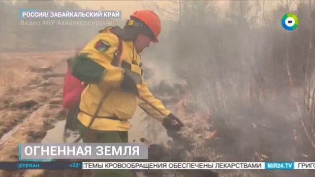 ТК МИР_Природные пожары в Забайкальском крае смотреть онлайн