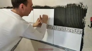 фартук из керамической плитки на кухне
