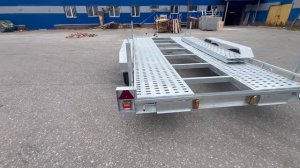 Прицеп для перевозки колесно-гусеничной техники весом до 2 тонн GTS-trailer