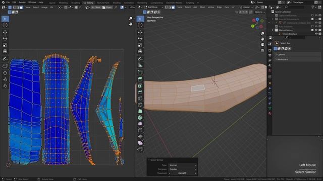 A6.1_05 Bikeseat - UV Unwrapping