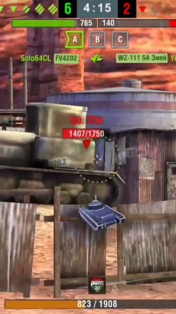 Самый лучший прицел #shortswotb #вотблиц #wotblitz #tanksblitz #Obj268 #fv1 смотреть онлайн