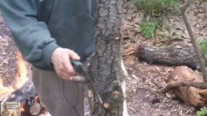 Заточка и пиление старой садовой ножовкой СССР. GARDEN SAW