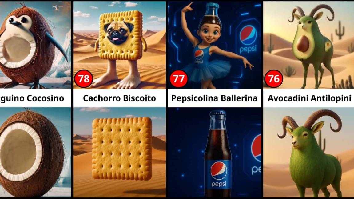 Сравнение: Все итальянские мемы про животных Brainrot, Но все они нормальные (часть 2) смотреть онлайн