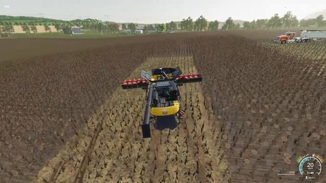 Farming Simulator 19.Работа на дядю Васю.Сбор подсолнуха серия 1 смотреть онлайн